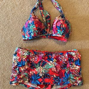 Kenneth Cole Floral Bikini
